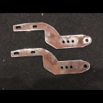 1984-1989 Toyota 4Runner Rear Offroad Bumper Brackets with Incorporated Shackle Mount.