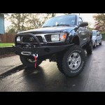 1996-2004 Toyota Tacoma Redesigned Front Open top kit and Rear Wrap around kit combo package