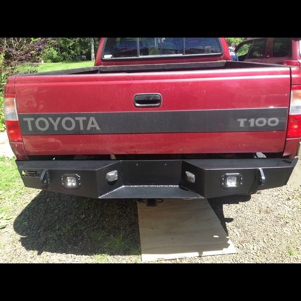 NWTI plate steel rear weld together bumper kit for Toyota T100 trucks - All Years