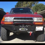 1990 - 1997 Toyota FJ80/FZJ80/LX450 Front and Rear Weld Together Bumper Combo Package